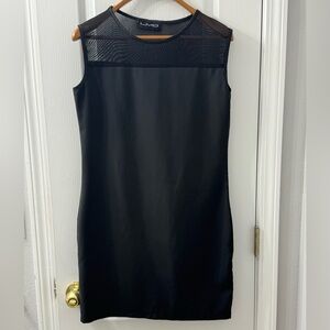 LMD brand black stretch sleeveless dress